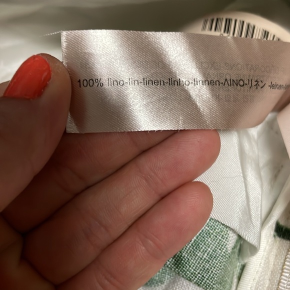 Massimo dutti 100% linen cropped pant - Picture 4 of 9